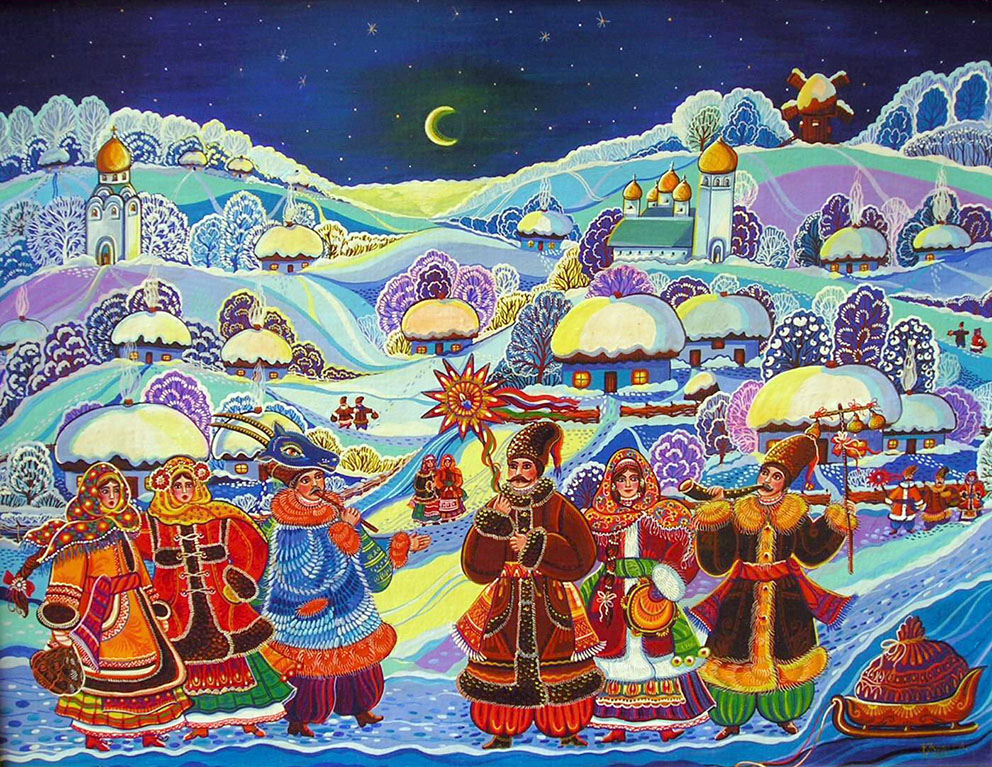 «Різдво». 2003. Картон, темпера